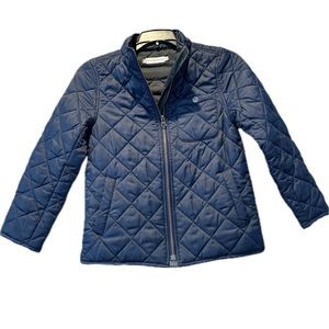 Southern Proper Girls Quilted Navy Jacket Size Small 6-7